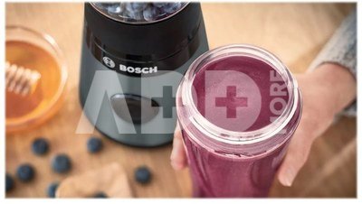 Bosch | VitaPower ToGo Smoothie Maker | MMB2111S | Tabletop | 450 W | Jar material Tritan | Jar capacity 0.6 L | Ice crushing | Silver
