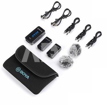 Boya Ultra Compact Dual-Channel Wireless Microphone BY-XM6-S2 Mini