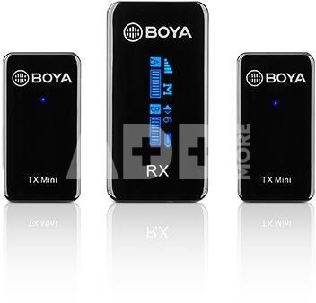 Boya Ultra Compact Dual-Channel Wireless Microphone BY-XM6-S2 Mini