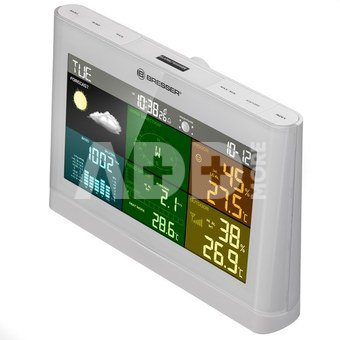 BRESSER 5-in-1 Comfort Weather Station with Colour Display white