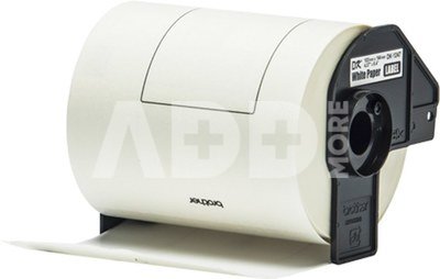 Brother DK-11247 Label Roll - Black on White, 103mm x 164mm