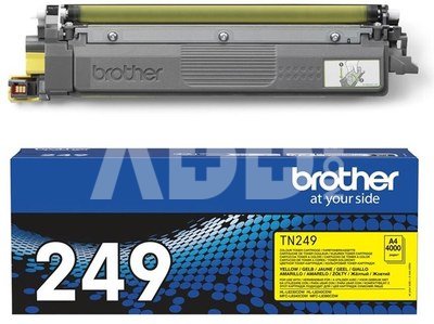 Brother TN249Y Toner Cartridge, Yellow