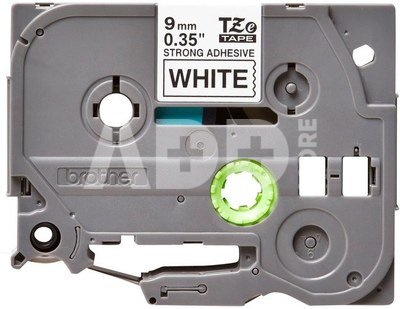 Brother TZ-ES221, 9mm, black on white, strong adhesive, p-touch tape