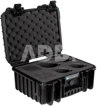 BW OUTDOOR CASE TYPE 3000 WITH CUSTOM FOAM FOR SAMYANG V-AF T1.9 SONY FE