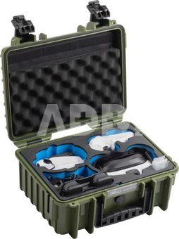 BW Outdoor Drone.case PP.117.Antigravity I Case type 3000 I Antigravity A1 I Bronze Green