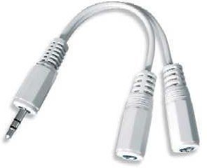 Cablexpert 3.5 mm audio splitter cable, 10 cm Black Cablexpert
