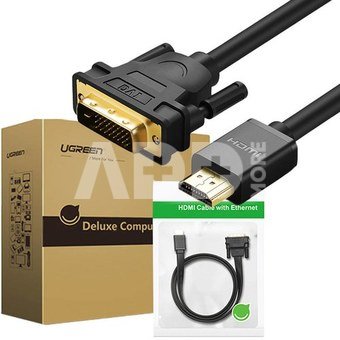 Cable HDMI to DVI UGREEN 11150, 1,5m (black)
