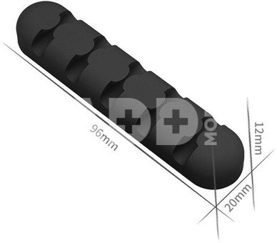 Cable holder organizer Orico 5 slots (black)