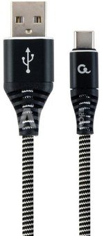 CABLE USB-C TO USB2 2M BLK/WHT/CC-USB2B-AMCM-2M-BW GEMBIRD