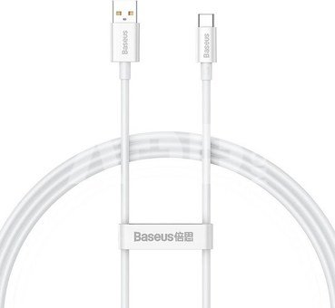 Cable USB do USB-C Baseus Superior 100W 1m (white)