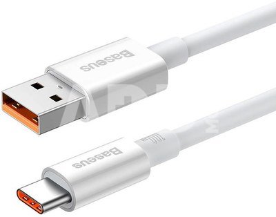 Cable USB do USB-C Baseus Superior 100W 1m (white)