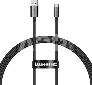 BASEUS Superior Series 1m USB to Type-C 100W Fast Charging Data Cable TPE Charger Cord - Black