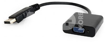 Cablexpert DisplayPort to VGA adapter cable, Black