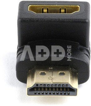 Cablexpert HDMI right angle adapter, 90&deg; downwards