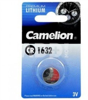Camelion Lithium Button celles 3V (CR1632), 1-pack 1-pack maitinimo elementai