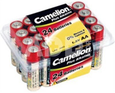 Camelion Plus Alkaline LR03-PB24, AAA 24pcs-box, 1250mAh 1-pack maitinimo elementai