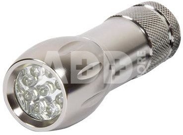 Camelion CT-4004 Aluminium 9-LED torche + 3 x AAA batteries, carrying loop