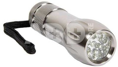 Camelion CT-4004 Aluminium 9-LED torche + 3 x AAA batteries, carrying loop