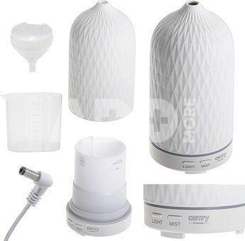 Camry Ultrasonic aroma diffuser 3in1 CR 7970 Ultrasonic, Suitable for rooms up to 25 m&sup2;, White
