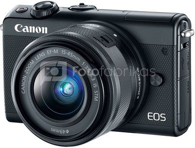 Canon EOS M100 Kit black + EF-M 15-45 + EF-M 55-200