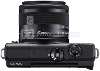 Canon EOS M200 Kit black + EF-M 15-45 IS STM