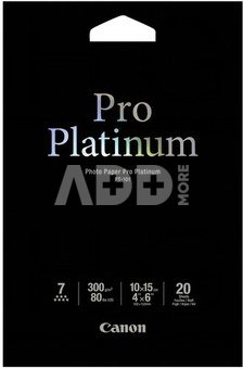 Canon PT-101 10x15 cm, 20 sheet Photo Paper Pro Platinum 300 g