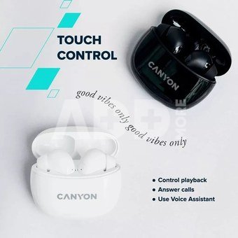Canyon wireless headset TWS-5, white