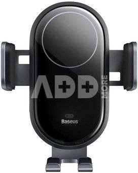 car holder with inductive charger Baseus LightChaser (Black)
