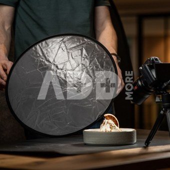 Caruba Reflectiescherm 2 in 1 Goud & Zilver 45cm