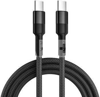 Caruba USB C to USB C 60W Cable 30cm Black
