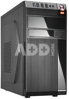 Case|GOLDEN TIGER|Baltimore 530|MiniTower|Not included|MicroATX|Colour Black|BALTIMORE5302USB2+2USB3