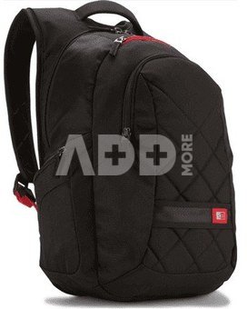 Case Logic DLBP116K Notebook Sporty Backpack/ For 16"/ Polyester/ Black/ For (29.5 x 4.0 x 39.0cm)