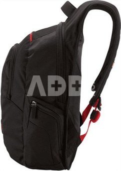 Case Logic DLBP116K Notebook Sporty Backpack/ For 16"/ Polyester/ Black/ For (29.5 x 4.0 x 39.0cm)