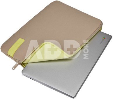 Case Logic Reflect Laptop Sleeve 15,6 REFPC-116 Plaza Taupe/Sun-Lime (3204699)