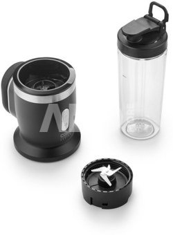 Caso Cordless Blender | Click & Blend | Tabletop | 240 W | Jar material Tritan | Jar capacity 0.5 L | Stainless steel/Matt Black