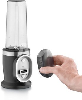 Caso Cordless Blender | Click & Blend | Tabletop | 240 W | Jar material Tritan | Jar capacity 0.5 L | Stainless steel/Matt Black