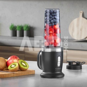 Caso Cordless Blender | Click & Blend | Tabletop | 240 W | Jar material Tritan | Jar capacity 0.5 L | Stainless steel/Matt Black