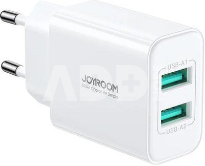 Charger Joyroom JR-TCN04, 2.1A (EU) 2 USB (White)
