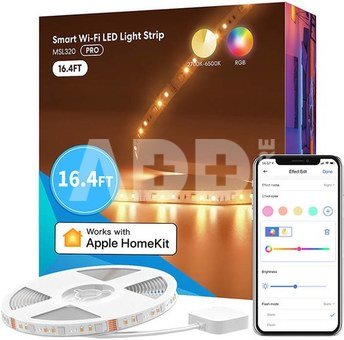Chytr&yacute; LED p&aacute;sek Wi-FI s RGBWW Meross MSL320 (5 metrů) HomeKit