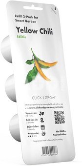 Click & Grow Smart Garden refill Yellow Chili 3pcs