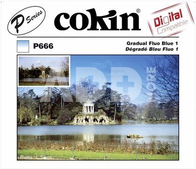 Cokin Filter P666 Gradual fluo blue 1