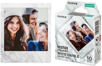 Colorfilm instax SQUARE GLOSSY WHITEMARBLE (10PK)