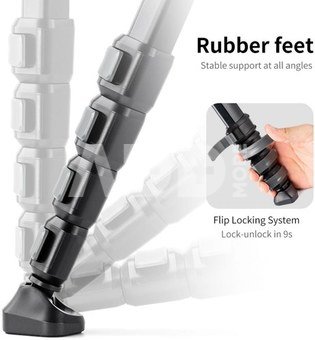 Compact Travel Tripod Aluminium Alloy Camera Tripod (KF09.105)