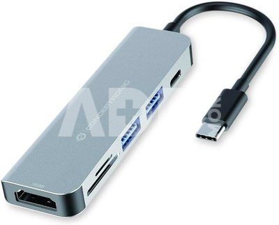 Conceptronic DONN02G 6-in-1 Dockingstation