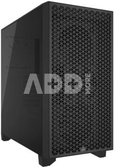 Corsair 3000D Tempered Glass Mid-Tower, Black Corsair
