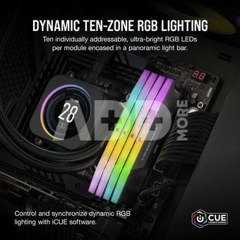 Corsair Memory DDR5 Vengeance RGB 64GB/6400 (2*32GB) C32 Intel XMP