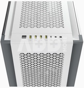 Corsair Tempered Glass PC Case 7000D AIRFLOW Side window, White, Full-Tower, Power supply included No