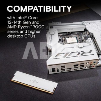 Crucial Memory DDR5 Pro OC 64/6000(2*32GB) CL40 white