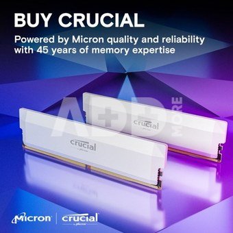 Crucial Memory DDR5 Pro OC 64/6400(2*32GB) CL40 white