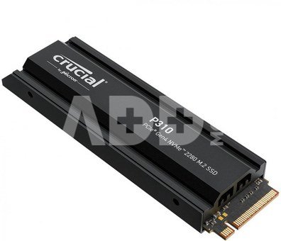 Crucial P310 Gen4 2280 2TB NVMe PCIe M.2 SSD mit heatsink